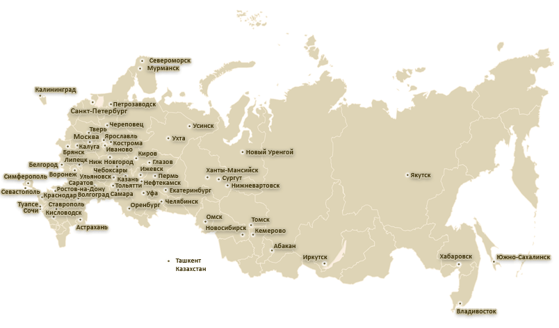 Деловые линии карта